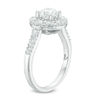 Thumbnail Image 2 of Love's Destiny by Zales 2 CT. T.W. Certified Diamond Frame Engagement Ring in 14K White Gold (I/SI2)