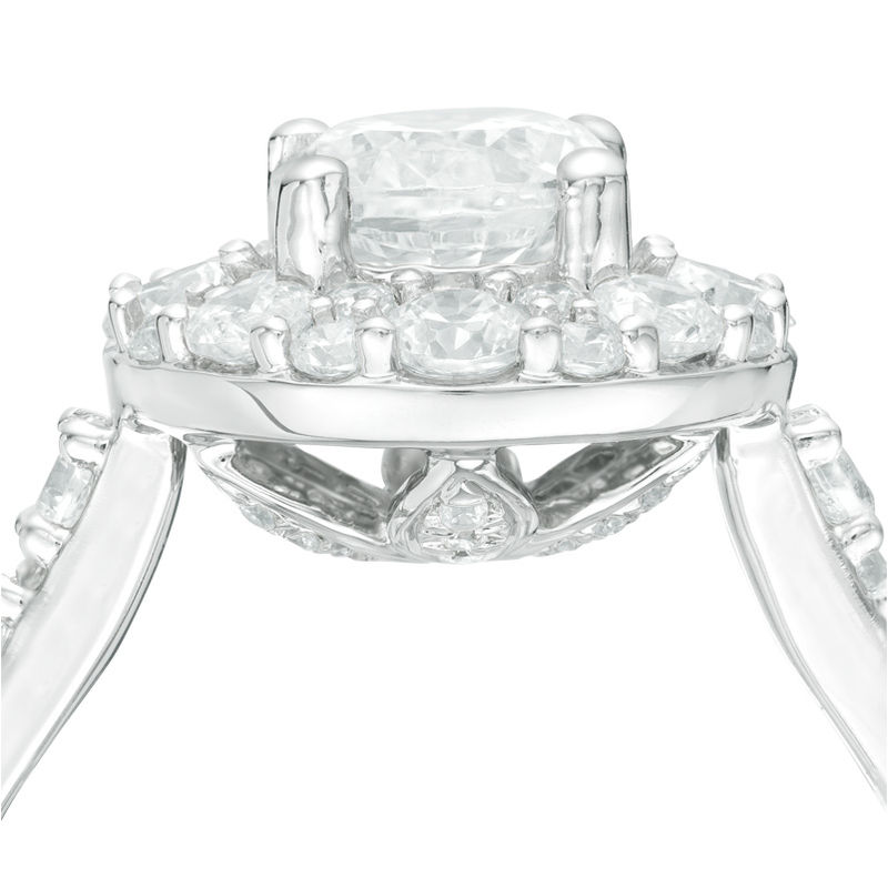 Love's Destiny by Zales 2 CT. T.W. Certified Diamond Frame Engagement Ring in 14K White Gold (I/SI2)
