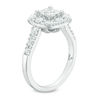 Thumbnail Image 2 of Love's Destiny by Zales 2 CT. T.W. Certified Princess-Cut Diamond Frame Engagement Ring in 14K White Gold (I/SI2)
