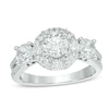 Thumbnail Image 0 of Love's Destiny by Zales 2 CT. T.W. Certified Diamond Three Stone Engagement Ring in 14K White Gold (I/SI2)