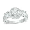 Thumbnail Image 1 of Love's Destiny by Zales 2 CT. T.W. Certified Diamond Three Stone Engagement Ring in 14K White Gold (I/SI2)