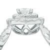 Thumbnail Image 2 of Love's Destiny by Zales 1-1/2 CT. T.W. Certified Princess-Cut Diamond Frame Engagement Ring in 14K White Gold (I/SI2)