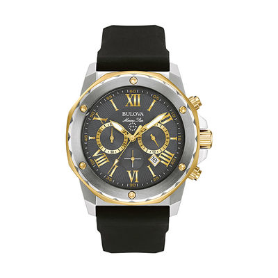 Amazon.com: Bulova Men's Marine Star Series A Two-Tone Gold