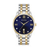 Thumbnail Image 0 of Men's Bulova Diamond Accent Two-Tone Watch with Blue Dial (Model: 98D130)