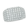 Thumbnail Image 1 of Men's 3 CT. T.W. Diamond Signet Ring in 10K White Gold