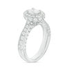 Thumbnail Image 1 of 2 CT. T.W. Certified Canadian Oval Diamond Frame Engagement Ring in 14K White Gold (I/SI2)