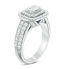 Thumbnail Image 2 of Vera Wang Love Collection 1 CT. T.W. Composite Diamond Vintage Style Engagement Ring in 14K White Gold