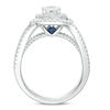 Thumbnail Image 2 of Vera Wang Love Collection 1 CT. T.W. Diamond Swirl Frame Split Shank Engagement Ring in 14K White Gold