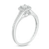 Thumbnail Image 1 of 1/10 CT. T.W. Diamond Square Frame Bypass Promise Ring in 10K White Gold