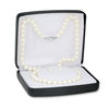 Thumbnail Image 2 of 6.0-7.0mm Button Freshwater Cultured Pearl Strand Necklace and Earrings Set with a Sterling Silver Clasp