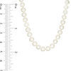 Thumbnail Image 3 of 6.0 - 7.0mm Button Cultured Freshwater Pearl Strand Necklace and Earrings Set with a Sterling Silver Clasp