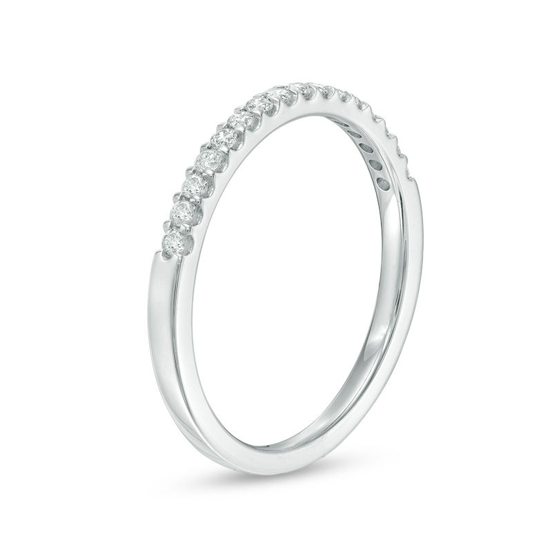 1/5 CT. T.W. Diamond Band in 10K White Gold