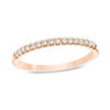 Thumbnail Image 1 of 1/5 CT. T.W. Diamond Band in 10K Rose Gold