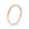 Thumbnail Image 1 of 1/5 CT. T.W. Diamond Band in 10K Rose Gold