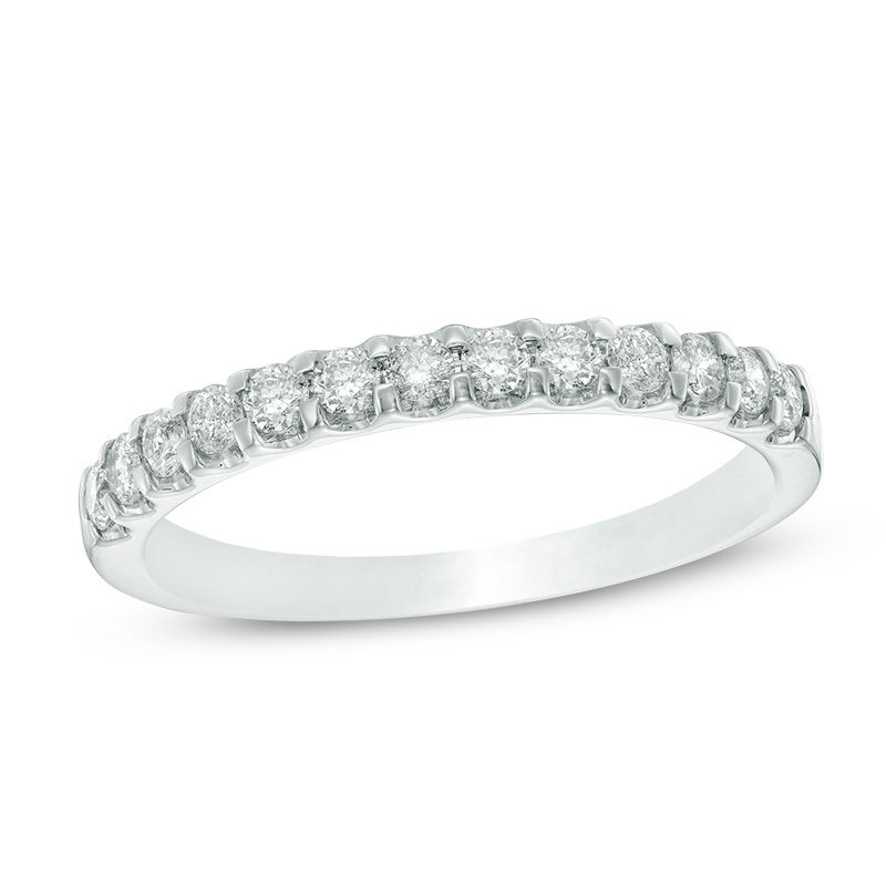 Main Image 1 of 3/8 CT. T.W. Diamond Band in 10K White Gold