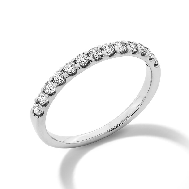 Main Image 3 of 3/8 CT. T.W. Diamond Band in 10K White Gold