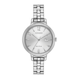 Ladies' Citizen Eco-Drive® Chandler Watch with Silver-Tone Dial (Model: EW2440-53A)