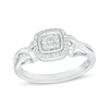 Thumbnail Image 0 of 1/6 CT. T.W. Composite Diamond Cushion Frame Ring in Sterling Silver