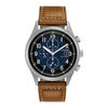 Thumbnail Image 1 of Men's Citizen Eco-Drive® Chandler Chronograph Strap Watch with Blue Dial (Model: CA0621-05L)