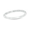 Thumbnail Image 0 of 1/10 CT. T.W. Diamond Station Stackable Band in 10K White Gold
