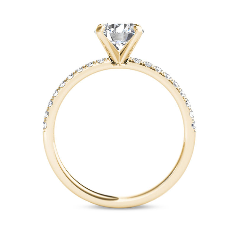 Main Image 3 of 1 CT. T.W. Diamond Engagement Ring in 14K Gold