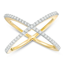 1/3 CT. T.W. Diamond Orbit Ring in 10K Gold
