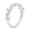 Thumbnail Image 2 of 1/8 CT. T.W. Diamond Vine Vintage-Style Band in 10K White Gold