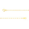 Thumbnail Image 1 of Hammered Triple Strand Necklace in 10K Gold - 17"