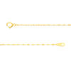 Thumbnail Image 2 of Hammered Triple Strand Necklace in 10K Gold - 17"