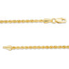 Thumbnail Image 2 of Graduated Rope Chain Necklace in 10K Gold