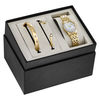Thumbnail Image 1 of Ladies' Exclusive Bulova Crystal Accent Gold-Tone Watch and Bangle Boxed Set (Model: 98X115)
