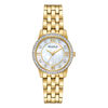 Thumbnail Image 2 of Ladies' Exclusive Bulova Crystal Accent Gold-Tone Watch and Bangle Boxed Set (Model: 98X115)
