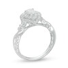 Thumbnail Image 2 of 1 CT. T.W. Pear-Shaped Diamond Double Frame Twist Engagement Ring in 14K White Gold