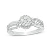 Thumbnail Image 0 of 1/3 CT. T.W. Composite Diamond Bypass Promise Ring in 10K White Gold