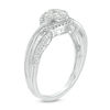 Thumbnail Image 1 of 1/3 CT. T.W. Composite Diamond Bypass Promise Ring in 10K White Gold
