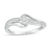 Thumbnail Image 0 of 1/6 CT. T.W. Composite Diamond Bypass Promise Ring in 10K White Gold