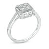 Thumbnail Image 2 of 1/3 CT. T.W. Composite Diamond Octagonal Frame Ring in 10K White Gold