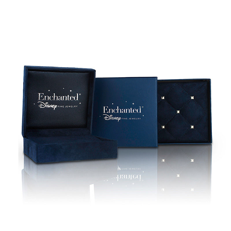 Enchanted Disney Belle 1 10 CT. T.W. Diamond Rose Pendant in 10K Rose Gold 19 Zales Outlet