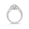 Thumbnail Image 1 of Enchanted Disney Ariel 1 CT. T.W. Oval Diamond Frame Engagement Ring in 14K White Gold