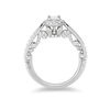 Thumbnail Image 2 of Enchanted Disney Ariel 1 CT. T.W. Oval Diamond Frame Engagement Ring in 14K White Gold