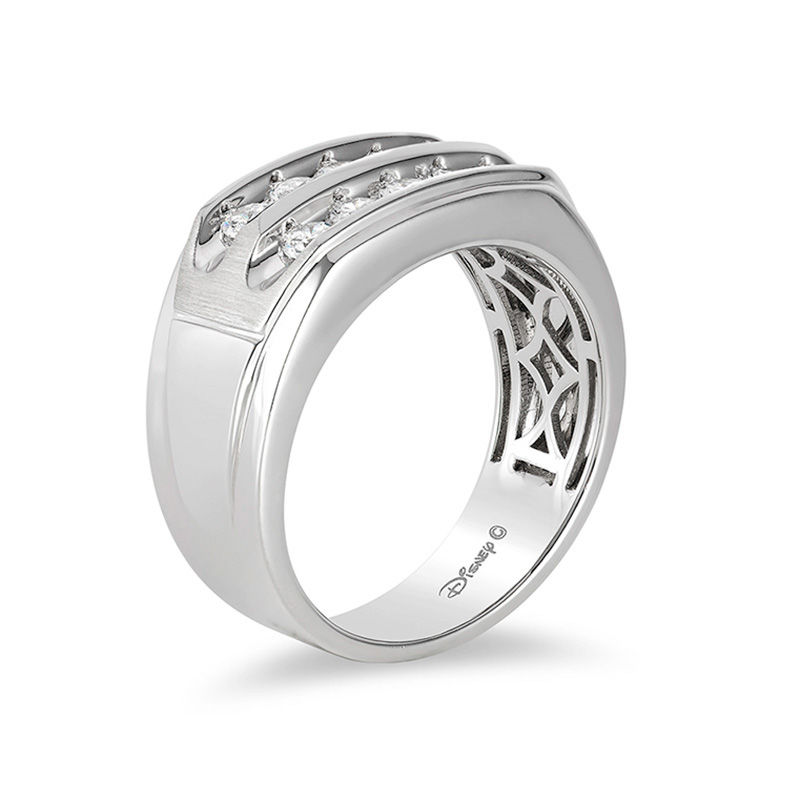 Enchanted Disney 3/4 CT. T.W. Diamond Two Row Wedding Band