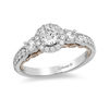 Thumbnail Image 0 of Enchanted Disney Jasmine 1 CT. T.W. Diamond Three Stone Engagement Ring in 14K White Gold