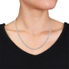Thumbnail Image 3 of 1 CT. T.W. Diamond "S" Tennis Necklace in Sterling Silver - 17"