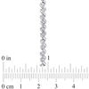 Thumbnail Image 4 of 1 CT. T.W. Diamond "S" Tennis Necklace in Sterling Silver - 17"