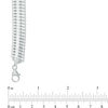 Thumbnail Image 2 of Made in Italy 13.03mm Omega Chain Necklace in Sterling Silver - 18"