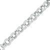 Thumbnail Image 0 of Made in Italy 9.0mm Multi-Link Cable Chain Bracelet in Sterling Silver - 7.5"
