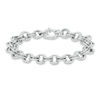 Thumbnail Image 1 of Made in Italy 9.0mm Multi-Link Cable Chain Bracelet in Sterling Silver - 7.5"