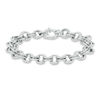 Thumbnail Image 2 of Made in Italy 9.0mm Multi-Link Cable Chain Bracelet in Sterling Silver - 7.5"