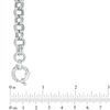 Thumbnail Image 3 of Made in Italy 9.0mm Multi-Link Cable Chain Bracelet in Sterling Silver - 7.5"