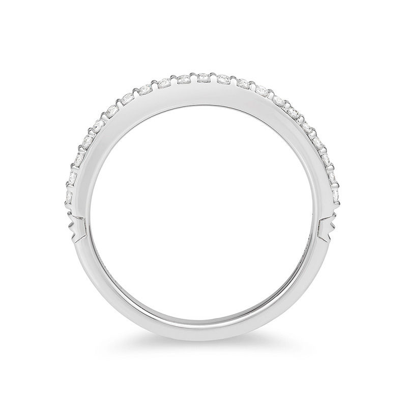 Main Image 3 of Enchanted Disney Princess 1/5 CT. T.W. Diamond Band in 14K White Gold